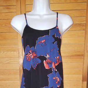 Hurley Sleeveless Tank Floral Dress Size Large